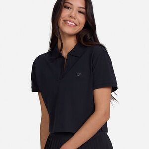 BAD BIRDIE PIQUE PERFORMANCE - BLACK SMALL